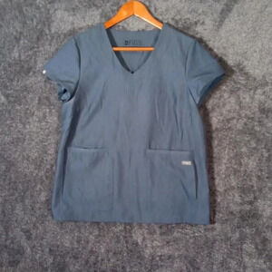Figs technical collection cusco graphite scrub top size small women
